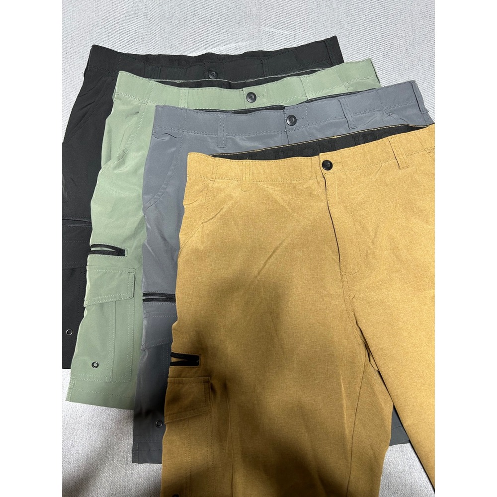Iron Tuff Cargo Shorts Mens 38 Bundle of 4 Gorpcore Hiking Utility Lightweight